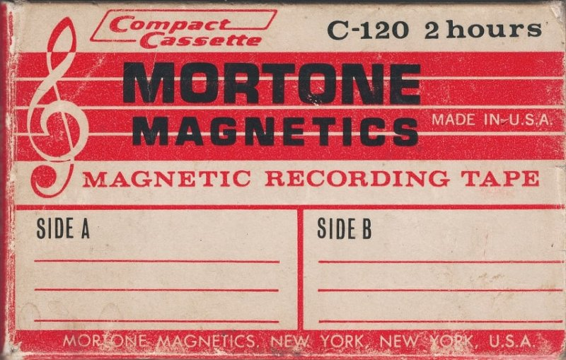 Compact Cassette: Unknown Mortone Magnetics -  120