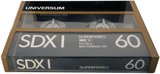 Compact Cassette Universum SDXI 60 Type I Normal 1988 Europe