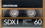 Compact Cassette Universum SDXI 60 Type I Normal 1988 Europe