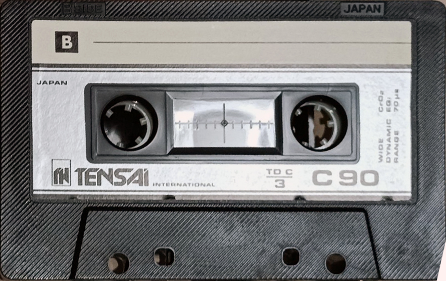Compact Cassette Tensai TD C 3 90 Type II Chrome 1981 Europe