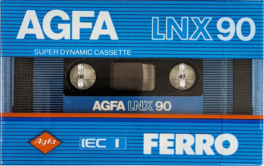 Compact Cassette AGFA LNX 90 Type I Normal 1985 Europe