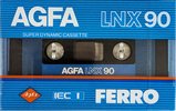 Compact Cassette AGFA LNX 90 Type I Normal 1985 Europe
