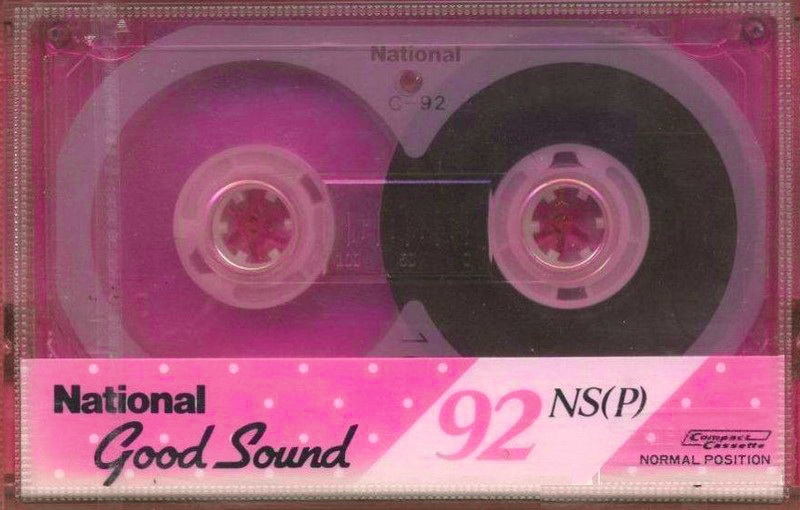 Compact Cassette National NS 92 "RT-92NS (P)" Type I Normal 1985 Japan