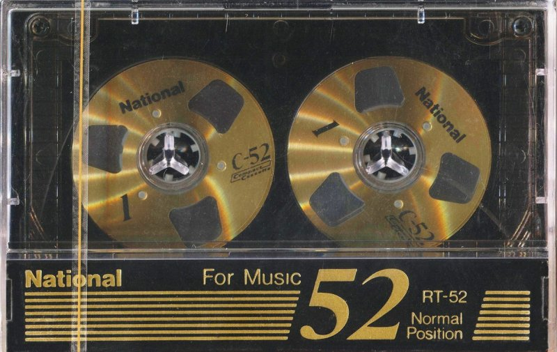Compact Cassette National 52 "RT-52" Type I Normal 1982 Japan