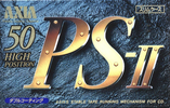Compact Cassette AXIA PS-II / PS-2 50 "PS2 C 50" Type II Chrome 1992 Japan