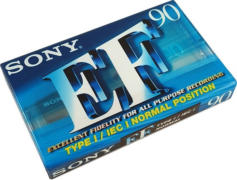 Compact Cassette Sony EF 90 "C-90EFB" Type I Normal 2008 Worldwide