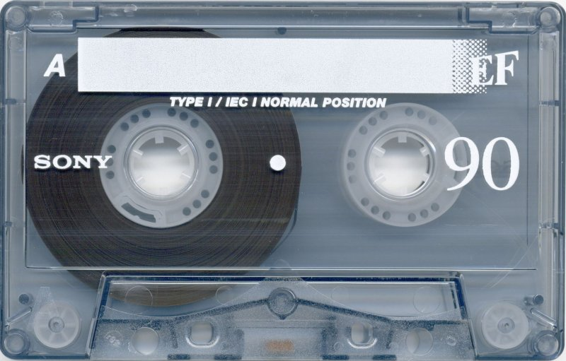 Compact Cassette Sony EF 90 "C-90EFB" Type I Normal 2008 Worldwide