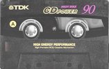 Compact Cassette TDK CD Power 90 Type II Chrome 2001 North America