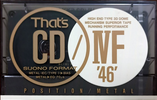 Compact Cassette Thats CD-IVF 46 Type IV Metal 1990 Japan