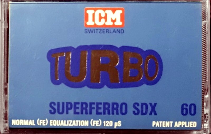 Compact Cassette ICM SDX 60 "Turbo" Type I Normal 1984 Europe
