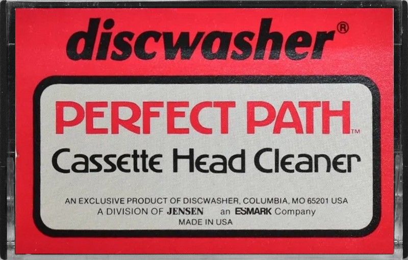 Compact Cassette Discwasher Perfect Path Cleaning Cassette USA