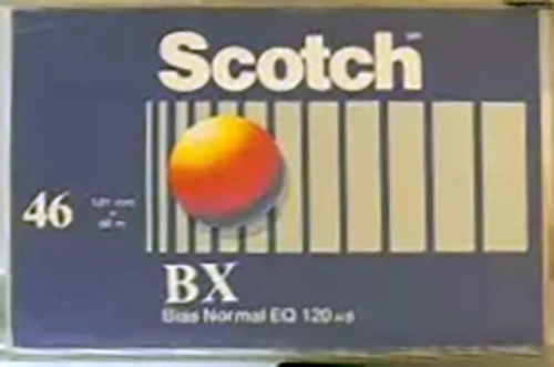 Compact Cassette Scotch BX 46 Type I Normal 1987 Latin America