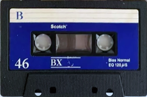 Compact Cassette Scotch BX 46 Type I Normal 1987 Latin America