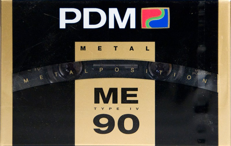 Compact Cassette PDM ME 90 Type IV Metal 1990 Europe