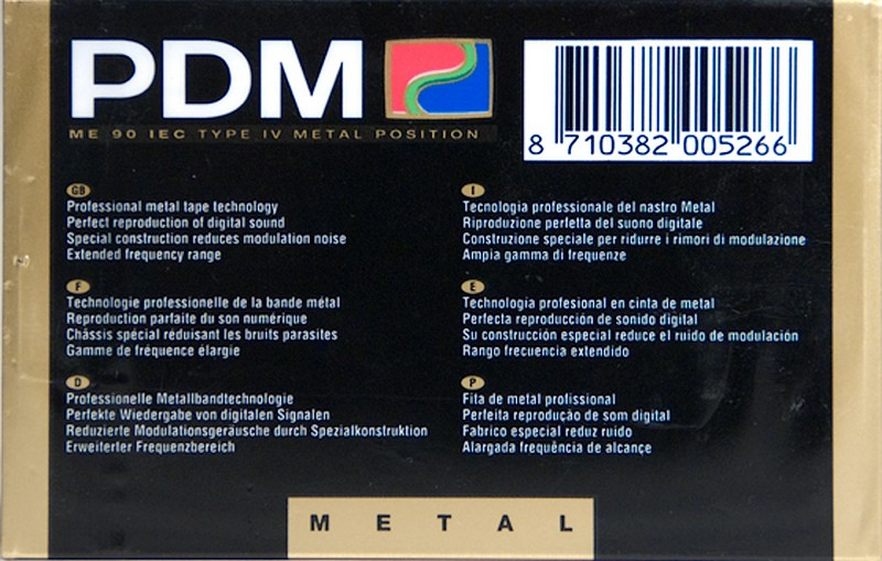 Compact Cassette:  PDM - ME 90