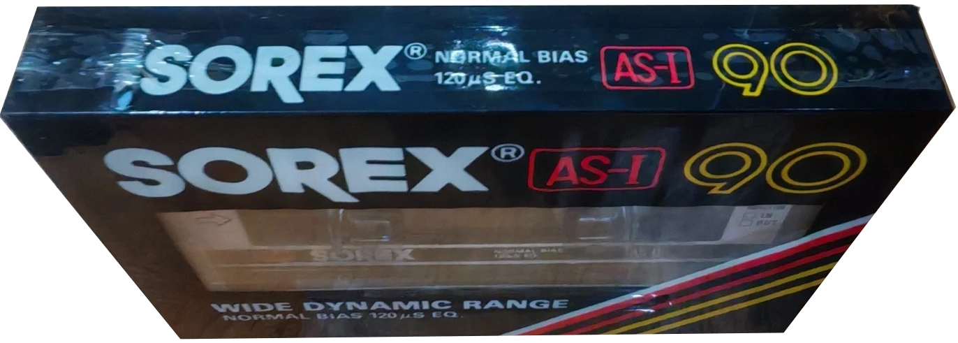 Compact Cassette Sorex AS-I 90 Type I Normal 1985 South Korea