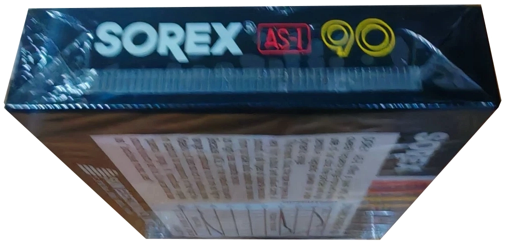 Compact Cassette Sorex AS-I 90 Type I Normal 1985 South Korea