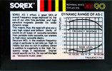 Compact Cassette Sorex AS-I 90 Type I Normal 1985 South Korea
