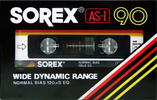 Compact Cassette Sorex AS-I 90 Type I Normal 1985 South Korea