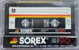 Compact Cassette Sorex AS-I 90 Type I Normal 1985 South Korea