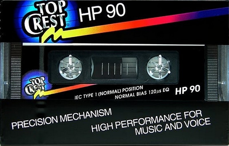 Compact Cassette Top Crest HP 90 Type I Normal USA