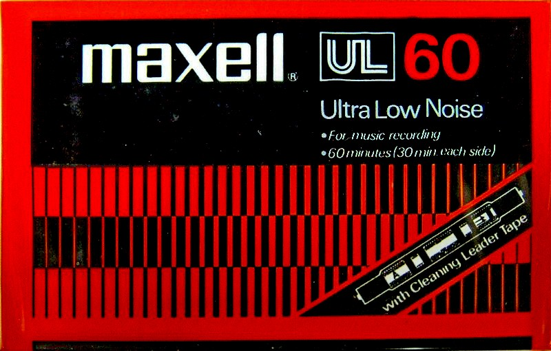 Compact Cassette Maxell UL 60 Type I Normal 1978 Japan