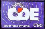 Compact Cassette CDE 90 Type I Normal Unknown Country