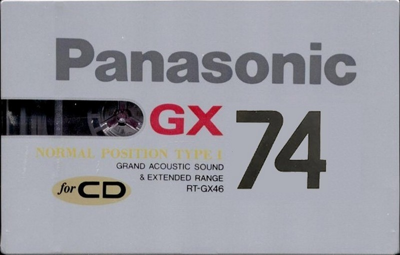 Compact Cassette: TDK Panasonic - GX 74