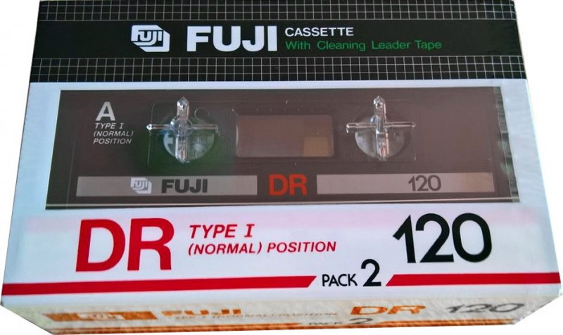 2 pack Fuji DR 120 Type I Normal 1982 Japan