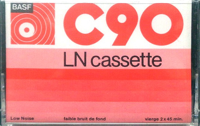 Compact Cassette BASF LN 90 Type I Normal 1973 France
