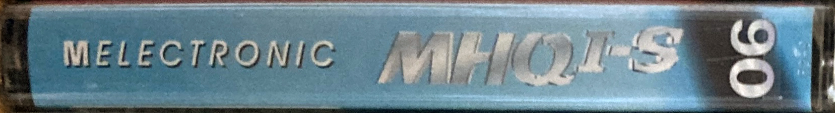 Compact Cassette Melectronic MHQ I-S 90 Type I Normal 1996 Switzerland