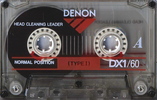 Compact Cassette Denon DX1 90 "DX1-90GE" Type I Normal 1992 North America