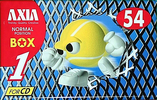 Compact Cassette AXIA Box 1 54 "BOX1B 54" Type I Normal 1996 Japan