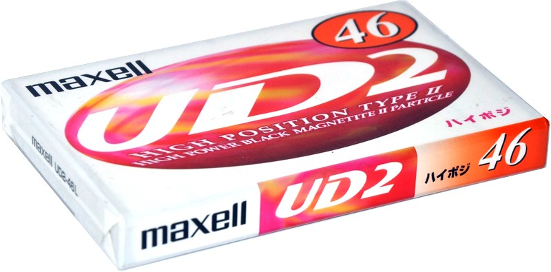 Compact Cassette Maxell UDII / UD2 46 "UD2-46L" Type II Chrome 1997 Japan