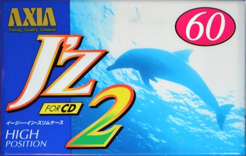Compact Cassette AXIA J`z 2 60 "JZ2F 60" Type II Chrome 1996 Japan