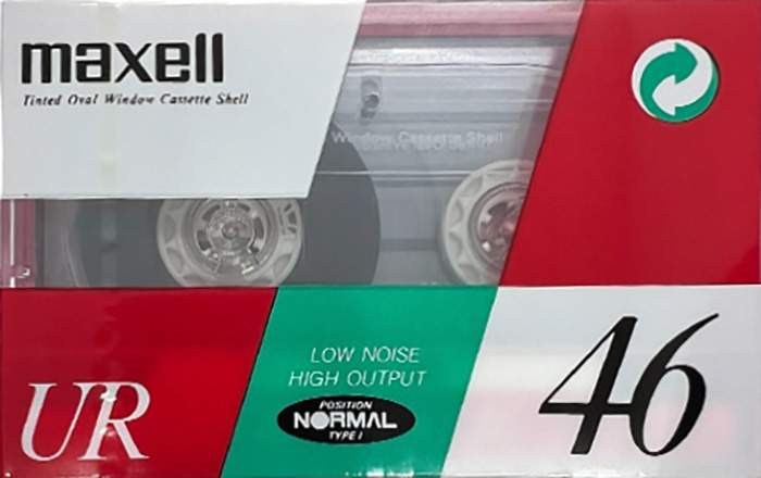 Compact Cassette Maxell UR 46 Type I Normal 1991 Europe