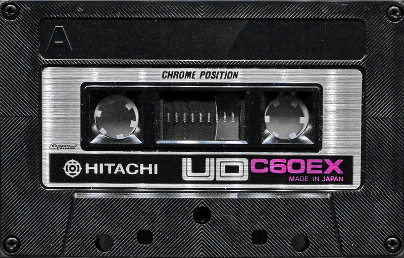 Compact Cassette Hitachi UD 60 "C60EX" Type II Chrome 1977 USA