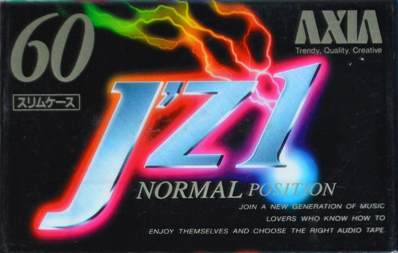 Compact Cassette AXIA J`z 1 60 "JZ1B 60" Type I Normal 1993 Japan