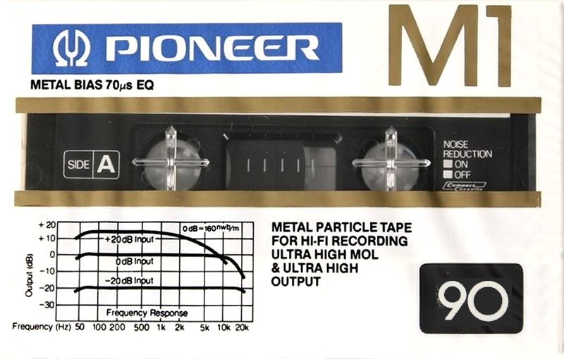 Compact Cassette Pioneer M1 90 Type IV Metal 1981 Japan
