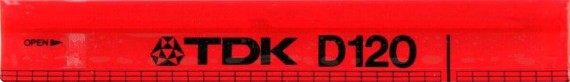 Compact Cassette TDK D 120 Type I Normal 1982 Australia, Europe
