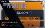 Compact Cassette Denon GX 90 "Handy Pocket GX-Y" Type I Normal 1985 Japan