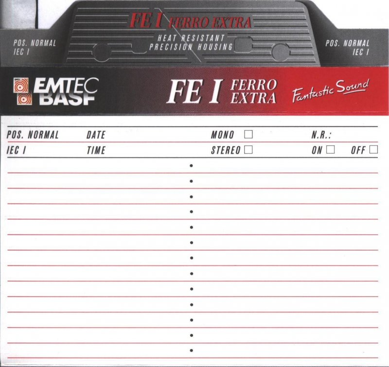 Compact Cassette: BASF Emtec - FE I 46