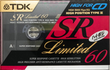 Compact Cassette TDK SR 60 "SR-LTD60 SR Limited" Type II Chrome 1991 Japan