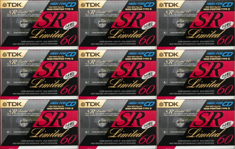 Compact Cassette: TDK  - SR Limited 60