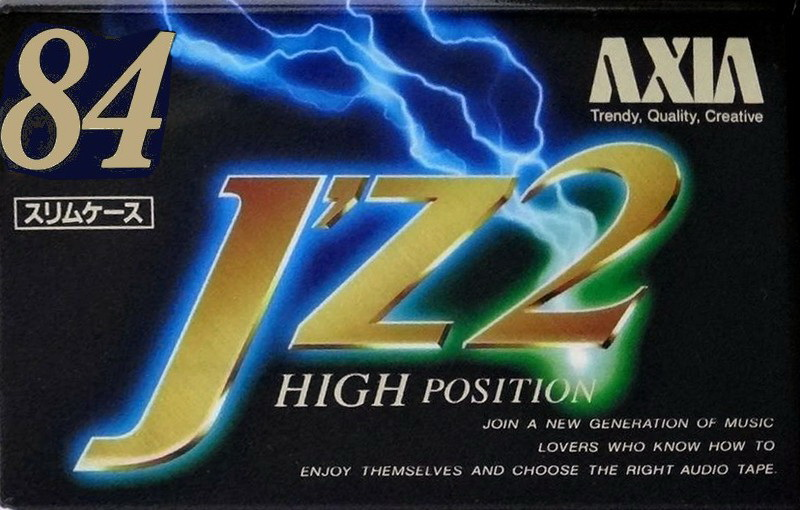 Compact Cassette AXIA J`z 2 84 "JZ2B 84" Type II Chrome 1993 Japan