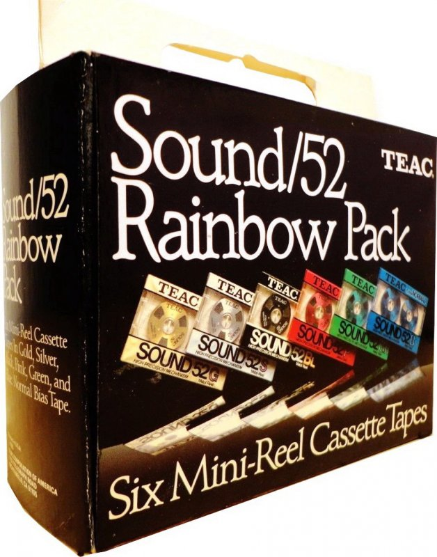 6 pack:  Teac - SOUND 52X 52