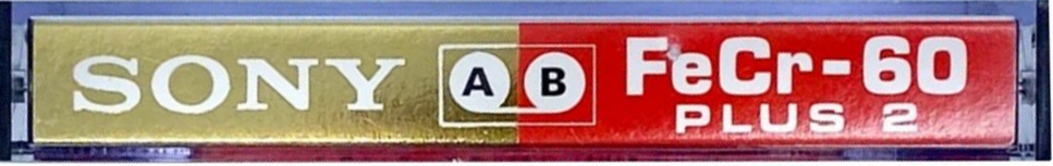 Compact Cassette Sony FeCr 60+2 Type III Ferro Chrome 1974 USA