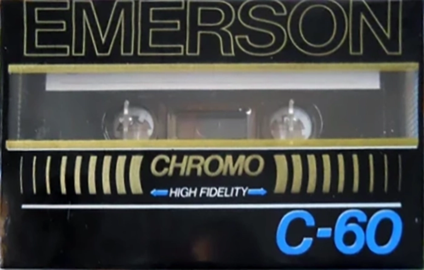 Compact Cassette Emerson 60 Type II Chrome Unknown Country