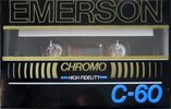 Compact Cassette Emerson 60 Type II Chrome Unknown Country