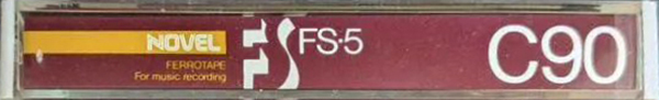 Compact Cassette Novel FS-5 90 Type I Normal 1980 Japan